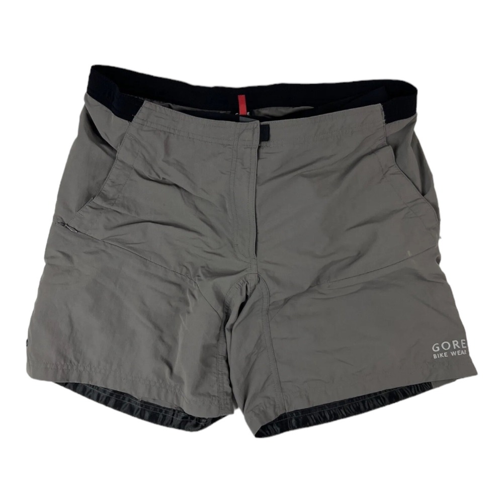 GORE Bike Wear Gray Padded Riding Shorts w/ Liner Mens Size Large L